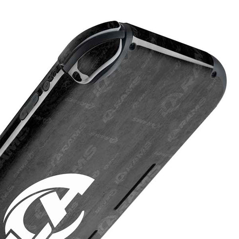 NFL Los Angeles Rams Black & White Nintendo Switch Lite Skin